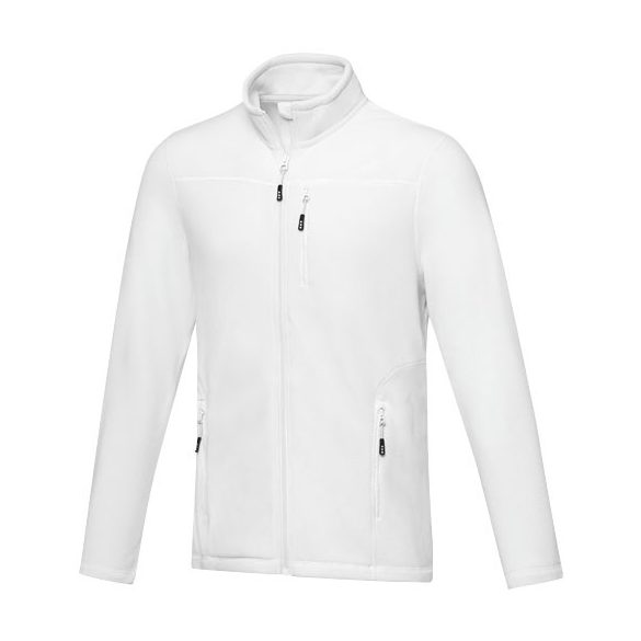 Amber men's GRS recycled full zip fleece jacket