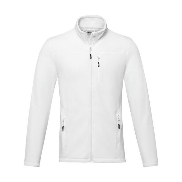 Amber men's GRS recycled full zip fleece jacket