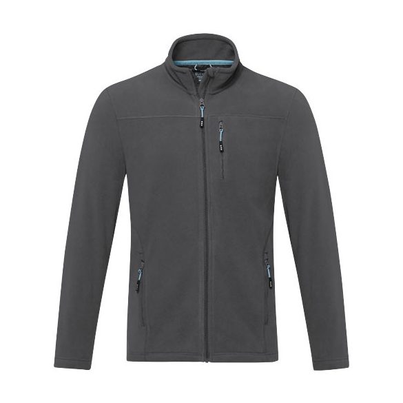 Amber men's GRS recycled full zip fleece jacket