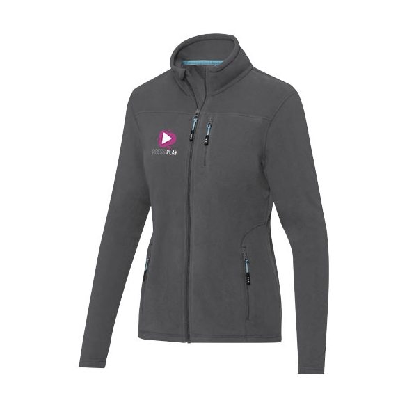 Amber women's GRS recycled full zip fleece jacket