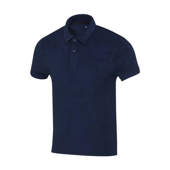 Akoya recycled terry unisex polo