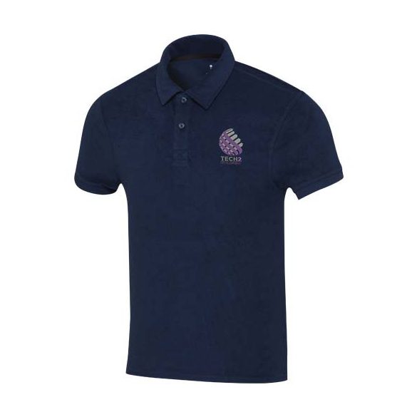 Akoya recycled terry unisex polo