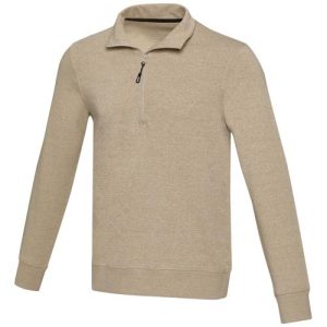 Tin unisex Aware™ recycled quarter zip sweater 