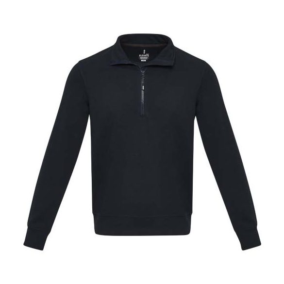 Tin unisex Aware™ recycled quarter zip sweater 