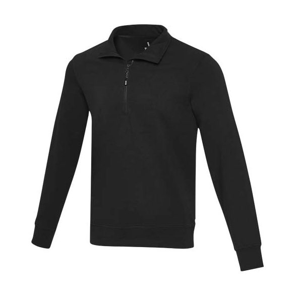 Tin unisex Aware™ recycled quarter zip sweater 