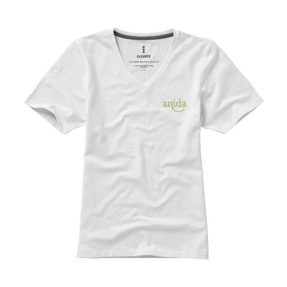 Kawartha short sleeve women's organic v-neck t-shirt