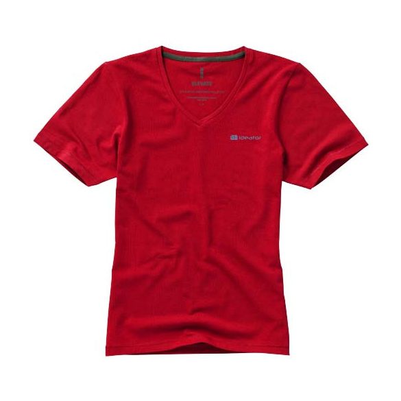Kawartha short sleeve women's organic v-neck t-shirt