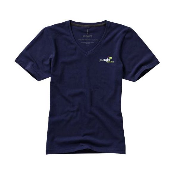 Kawartha short sleeve women's organic v-neck t-shirt