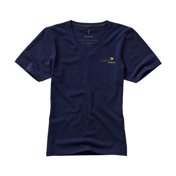 Kawartha short sleeve women's organic V-neck t-shirt