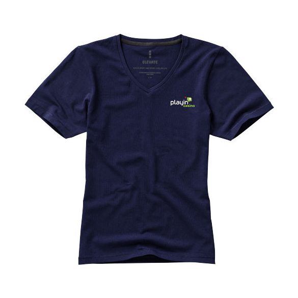 Kawartha short sleeve women's organic V-neck t-shirt