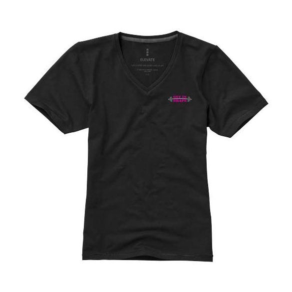 Kawartha short sleeve women's organic v-neck t-shirt