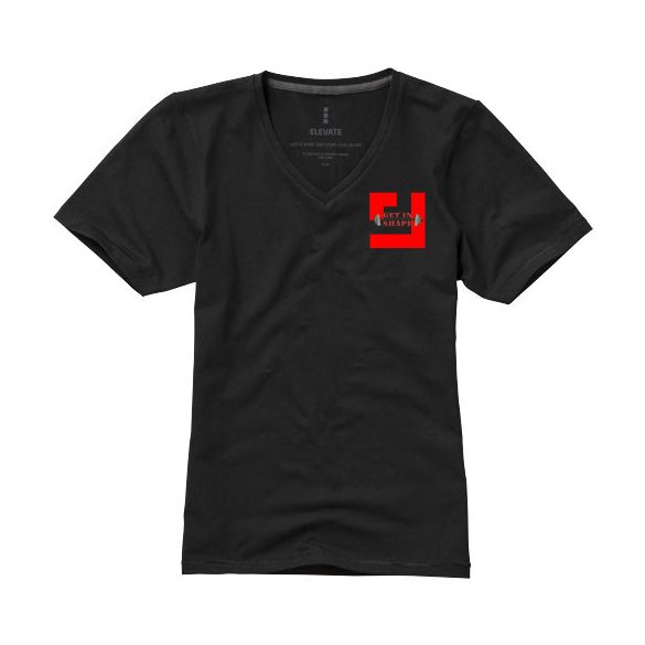 Kawartha short sleeve women's organic v-neck t-shirt