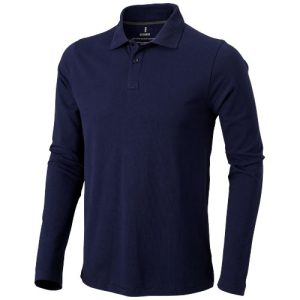 Oakville long sleeve men's polo