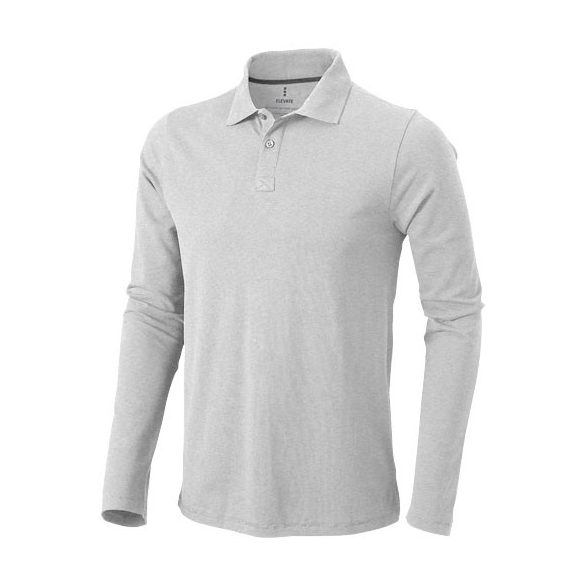 Oakville long sleeve men's polo