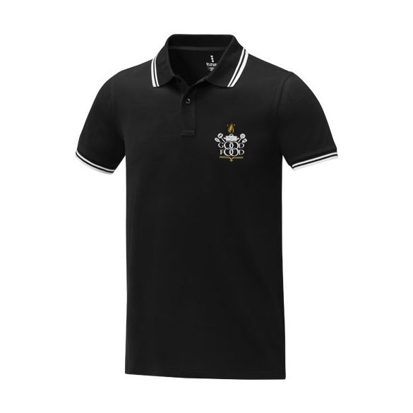 Amarago short sleeve men's tipping polo