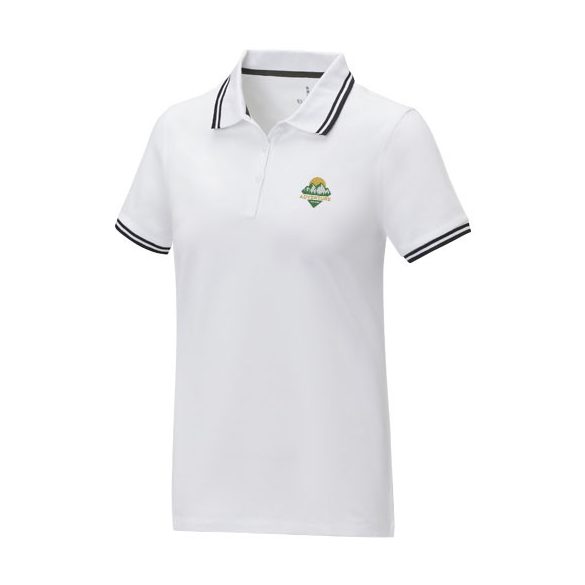 Amarago short sleeve women's tipping polo