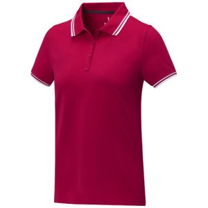 Amarago short sleeve women's tipping polo