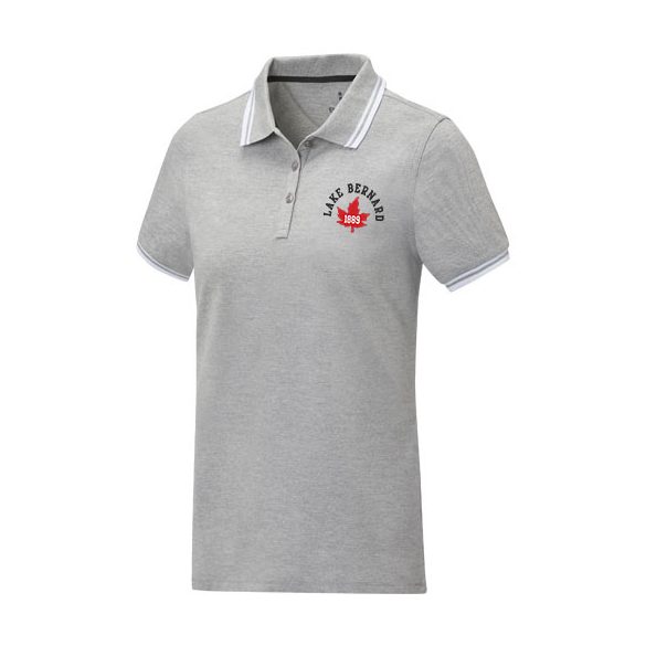 Amarago short sleeve women's tipping polo