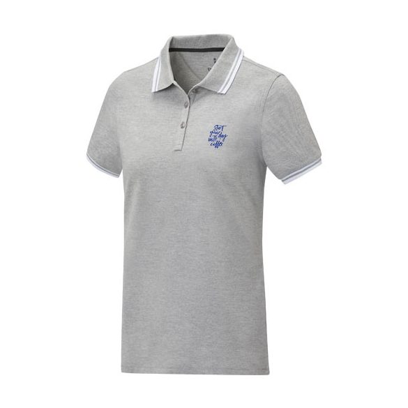 Amarago short sleeve women's tipping polo