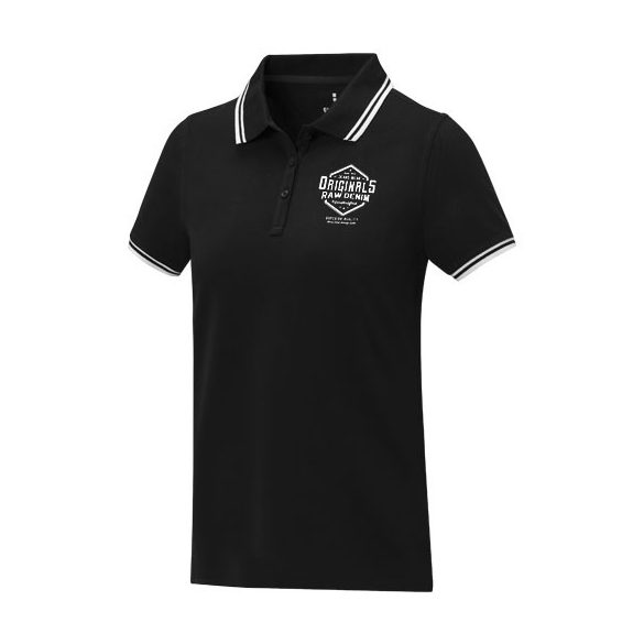 Amarago short sleeve women's tipping polo