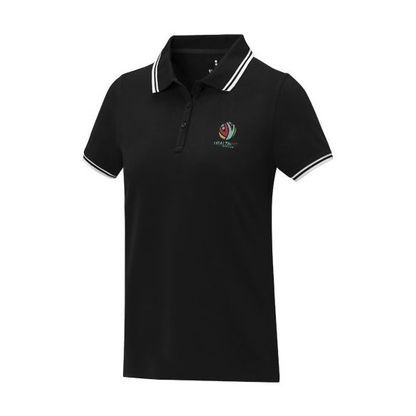 Amarago short sleeve women's tipping polo