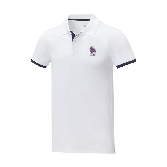 Morgan short sleeve men's duotone polo