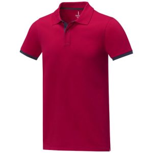 Morgan short sleeve men's duotone polo