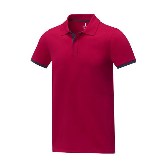 Morgan short sleeve men's duotone polo