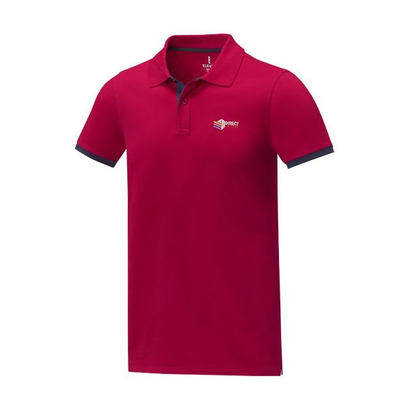 Morgan short sleeve men's duotone polo