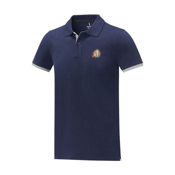 Morgan short sleeve men's duotone polo