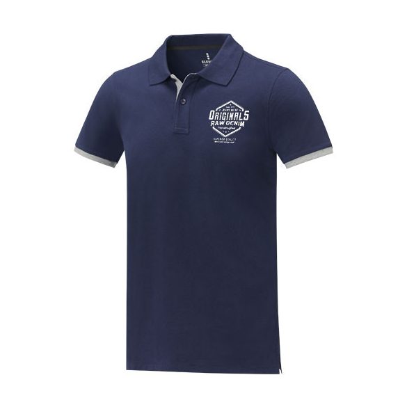 Morgan short sleeve men's duotone polo