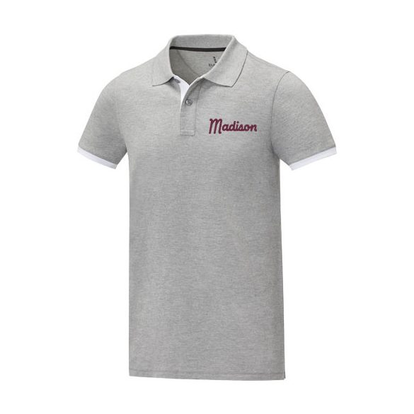 Morgan short sleeve men's duotone polo