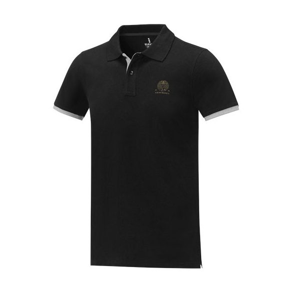 Morgan short sleeve men's duotone polo