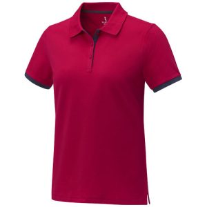 Morgan short sleeve women's duotone polo