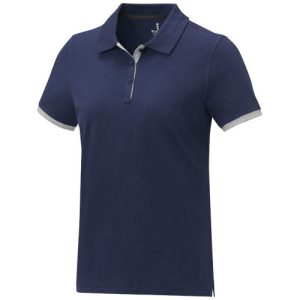 Morgan short sleeve women's duotone polo