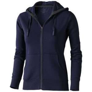 Arora hooded full zip ladies sweater