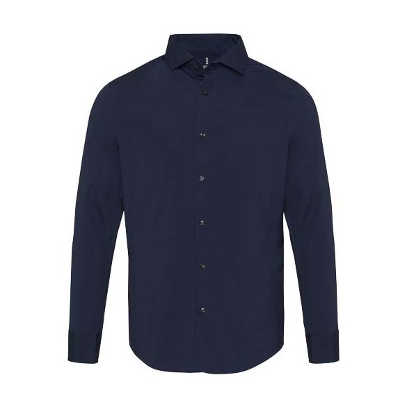 Carnelian poplin men's shirt