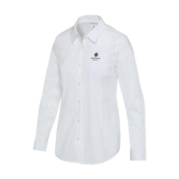 Carnelian poplin women's shirt
