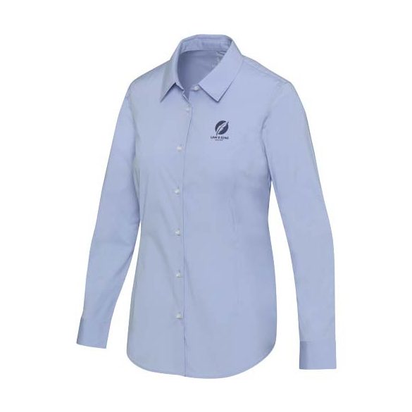 Carnelian poplin women's shirt