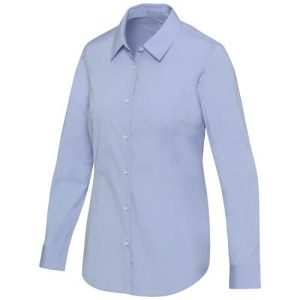 Carnelian poplin women's shirt