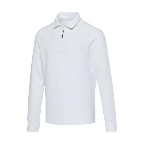 Zeus long sleeve unisex half zip polo