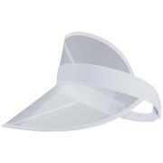 Bright cap with transparent visor 
