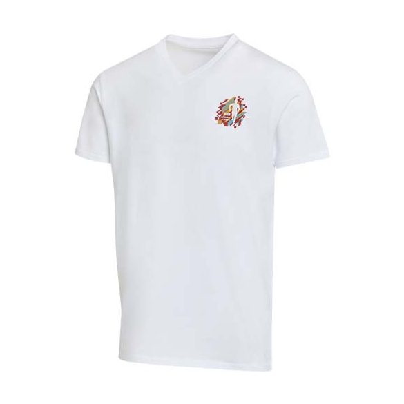 Balfour 200 g/m² short sleeve v-neck unisex OCS organic t-shirt