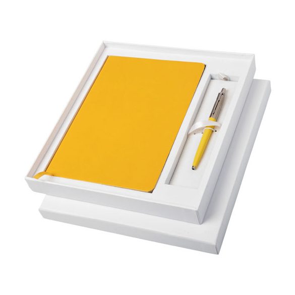 Classic notebook and Parker pen gift box