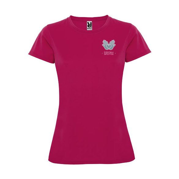 Montecarlo short sleeve women's sports t-shirt