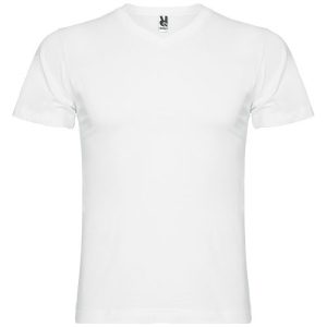 Samoyedo short sleeve men's v-neck t-shirt