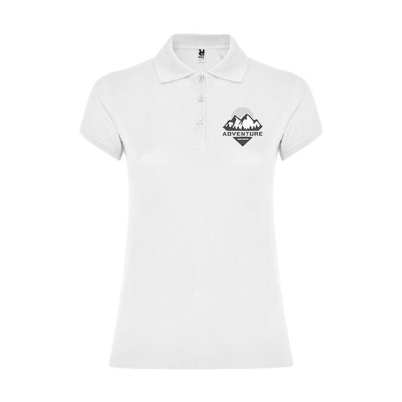 Star short sleeve women's polo