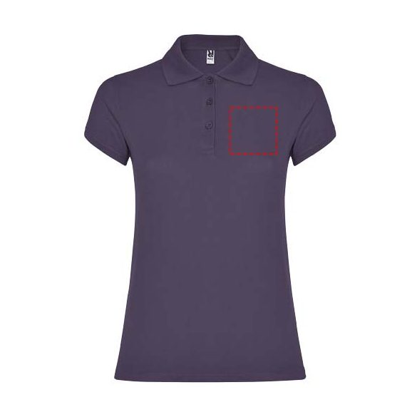 Star short sleeve women's polo