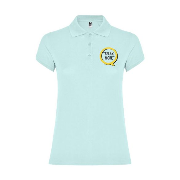 Star short sleeve women's polo