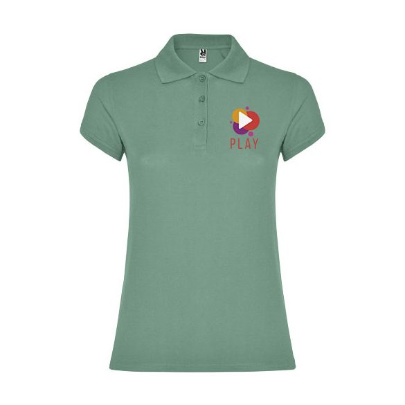 Star short sleeve women's polo